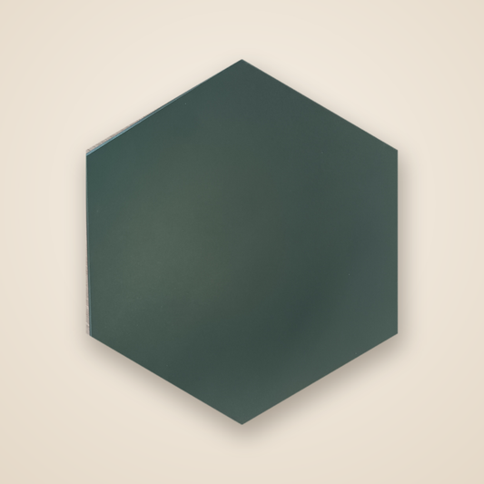 Wandwabe Linoleum Desktop in mattem Dunkelgruen